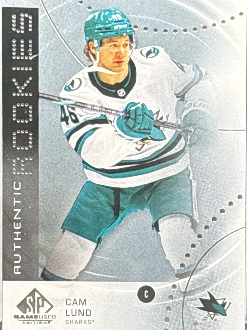 Upper Deck Cam Lund Rookie San Jose Sharks Hockey Trading Card